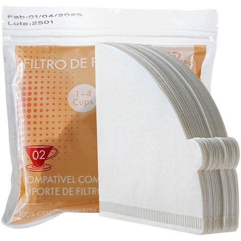 Filtro Branco para Coador V60-02 - 100 Un - Daysbrasil