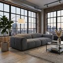 Ver imagem 3 de Sofá Compactado Cozy 3 Lugares Cazedis