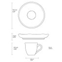 Ver imagem 5 de Jogo Xícara Café Bio Doce Ninho Coelho Páscoa 120ml Kit 4pç