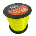Ver imagem 1 de Rolo Fio Nylon 3mm para Roçadeira Quadrado 2kg 226m Amarelo