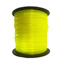 Ver imagem 2 de Rolo Fio Nylon 3mm para Roçadeira Quadrado 2kg 226m Amarelo