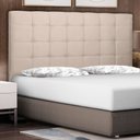 Ver imagem 2 de Cabeceira King 1,95m Verona Suede Bege - Pallazio