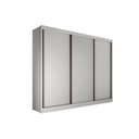 Ver imagem 1 de Guarda Roupa 3 Portas de Correr e 4 Gavetas Diamond/londres Neve - Novo Horizonte