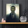 Quadro decorativo Anonymous - Smoke - Tela em Tecido - 1