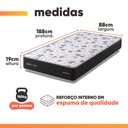 Ver imagem 4 de Cama Box Baú Solteiro Espuma AG65 Double Face Belga 88x188x60cm Herval - Suporta até 150kg