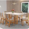 Conjunto De Mesa Vieiro Elegance Com 6 Cadeiras - 1