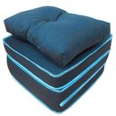 Ver imagem 6 de Puff 3 Em 1 Conforto F.a. Maringá 60x60x30cm Azul