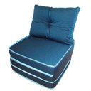 Ver imagem 1 de Puff 3 Em 1 Conforto F.a. Maringá 60x60x30cm Azul