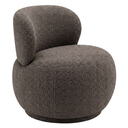 Ver imagem 1 de Poltrona Decorativa Aimê Premium Bouclé Marrom Escuro Sala Dekorien