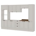Ver imagem 3 de Cozinha Completa Modulada 310cm com Rodapé sem Tampo 10 Peças Friz Genialflex