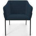 Ver imagem 3 de Kit 3 Cadeiras para Sala de Jantar Estar Living Olívia L02 Suede Azul - Lyam Decor