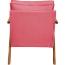 Ver imagem 6 de Kit 2 Poltrona Decorativa para Sala Recepção Consultório Reforçada em Madeira Maciça Shine Suede