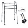 Andador Idoso Empurrar Dobrável Articulado Rodinhas Rodas - 1