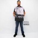 Ver imagem 2 de Quadro Decorativo em Canvas Abstrato Black White TaColado Moldura Flutuante 4,5cm Freijó 60 x 40cm