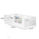Ver imagem 3 de Cama MDF Montessori Juvenil Branco Potente