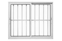 Ver imagem 1 de Janela de Correr Alumínio Branco c/Grade Maxx - 100x100