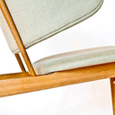 Ver imagem 7 de Poltrona Easy Chair Base Tabaco em Couro Ecológico e Natural ou Tecido Várias Cores - Artesian