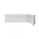 Ver imagem 1 de Rodapé de Poliestireno 7cm x 16mm x 2,40m Frisado Moderna 456 Santa Luzia Branco
