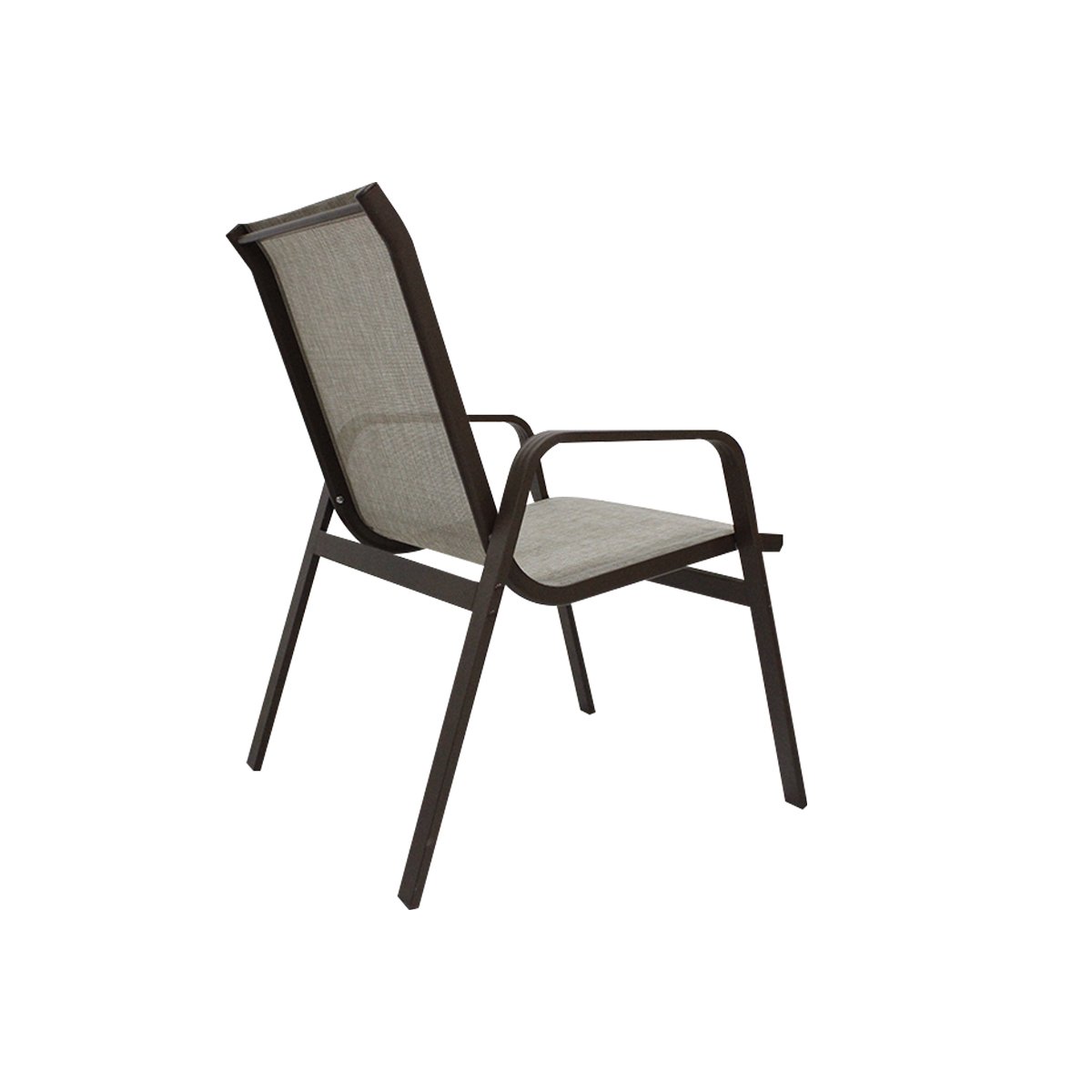 Cadeira de Piscina Lótus Resistente Sol e Chuva em Alumínio e Tela Sling - 3
