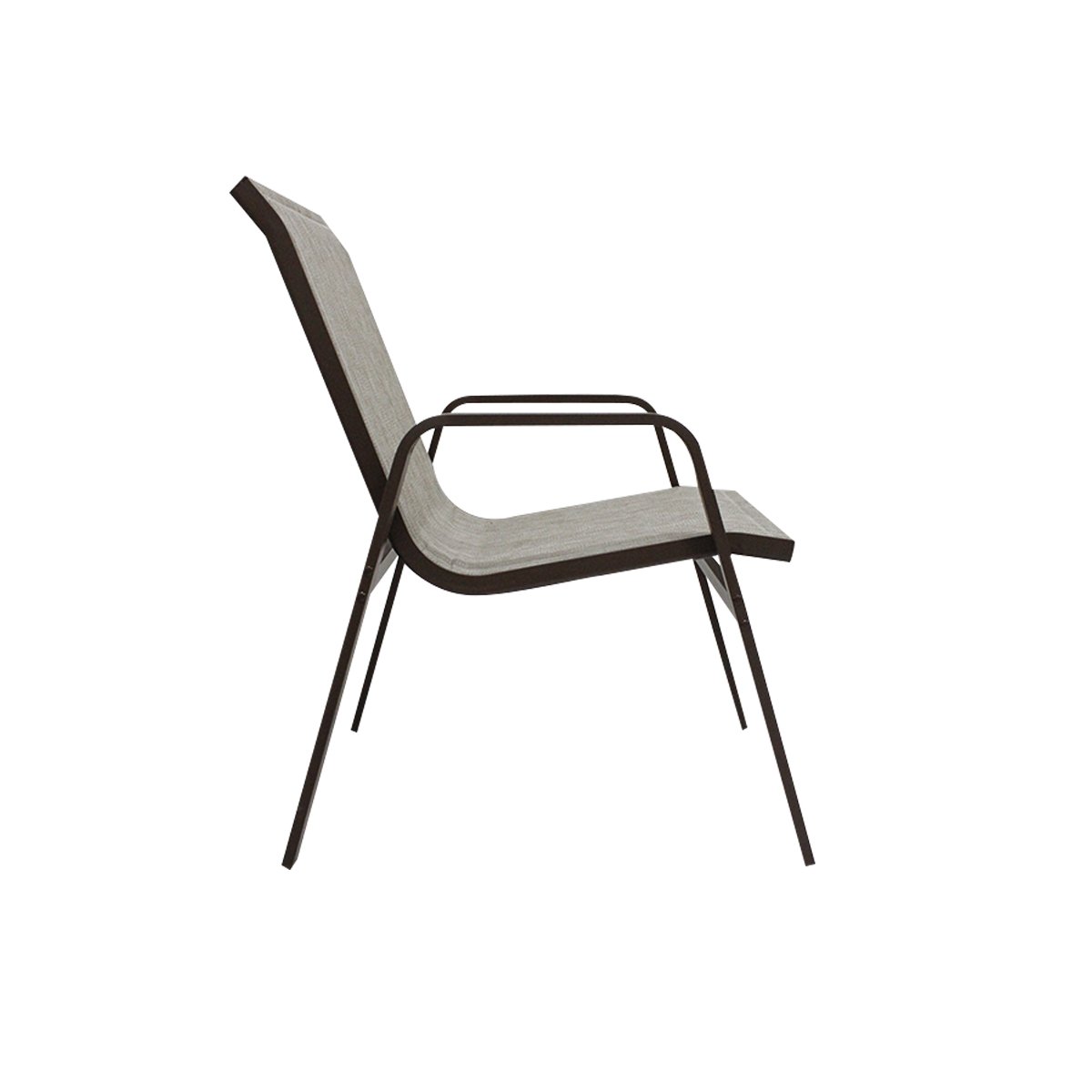 Cadeira de Piscina Lótus Resistente Sol e Chuva em Alumínio e Tela Sling - 4