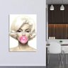 Quadro Marilyn Monroe Chiclete Rosa Retrô Para Sala Corredor - 3