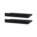Ver imagem 2 de Kit 2 Prateleiras Porta Quadros 40 X 15cm Preta Suporte Invisível