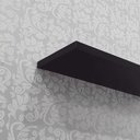 Ver imagem 5 de Kit 2 Prateleiras Porta Quadros 40 X 15cm Preta Suporte Invisível