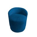 Ver imagem 7 de Kit Namoradeira + 2 Poltronas Yara Orgânica Couro Azul Marinho