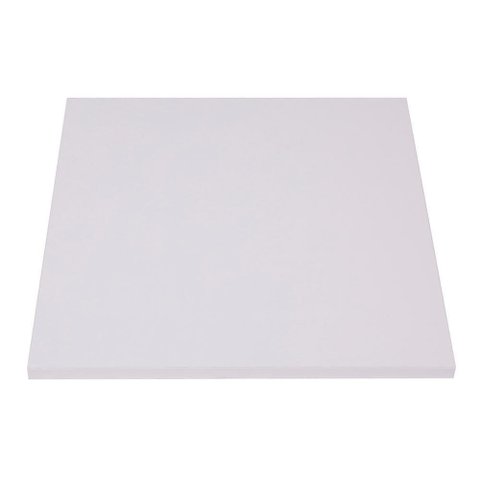Tampo Quadrado 60 cm (Largura) P25 Pandin MDP 2,50 cm (Altura) Cor Branco