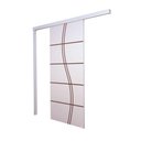 Ver imagem 1 de Porta de Correr Branco Prime Frisada Fs Duplo 210x100