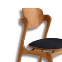 Ver imagem 6 de Conjunto com 2 Cadeiras em Madeira Celeste Gold Preto/Imbuia Marrom