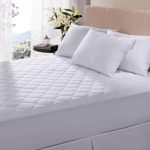Protetor de Colchão Casal Jolitex 1,38x1,88x0,35m Branco