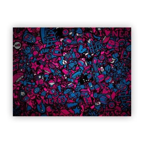 Quadro Decorativo Abstrato Artes Parede - 03