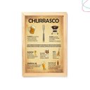 Ver imagem 6 de Quadro Manual do Churrasco Area Gourmet Churrasqueira:tabaco