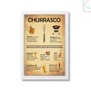 Ver imagem 4 de Quadro Manual do Churrasco Area Gourmet Churrasqueira:tabaco