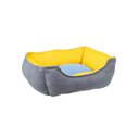 Ver imagem 1 de Cama Retangular P Azul e Amarela Mor