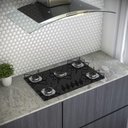 Ver imagem 7 de Cooktop 5 Bocas Terim Vidro Preto com 6 Apoios Preto Bivolt