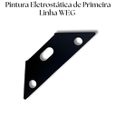 Ver imagem 7 de 6 Suportes de Parede Formato Trapézio para Prateleira Estilo Moderno Aço Alta Resistência Preto