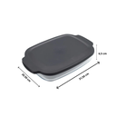 Ver imagem 2 de Assadeira de Vidro Refratário Retangular 2 Litros com Tampa