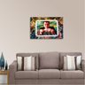Quadro Lobo de Wall Street Hard Work 60x40 em Tecido - 3