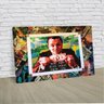 Quadro Lobo de Wall Street Hard Work 60x40 em Tecido - 2
