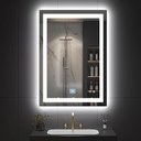 Ver imagem 7 de Espelho Jateado Iluminado com Led Frio e Touch 90x80cm Vertical