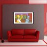 Quadro Homer Futurama Simpsons Desenho Com Moldura - 4