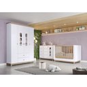 Ver imagem 4 de Guarda Roupa Infantil Aconchego 4 Pts Branco/jequitibá - Henn