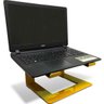 Suporte Para Notebook Laptop Stand Dj Em Aço Macbook Amarelo - 1