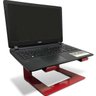 Suporte Para Notebook Laptop Stand Dj Em Aço Macbook Vermelho - 1