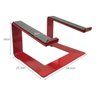 Suporte Para Notebook Laptop Stand Dj Em Aço Macbook Vermelho - 7