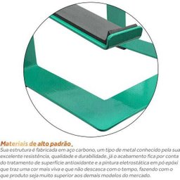 Suporte Para Notebook Laptop Stand Dj Em Aço Macbook Verde - 3