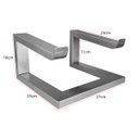Ver imagem 5 de Suporte para Notebook Laptop Stand Dj em Aço Macbook Prata
