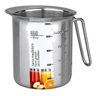 Copo Medidor Jarra Copo Caneco Dosador Inox Ate 1 Litro - 1
